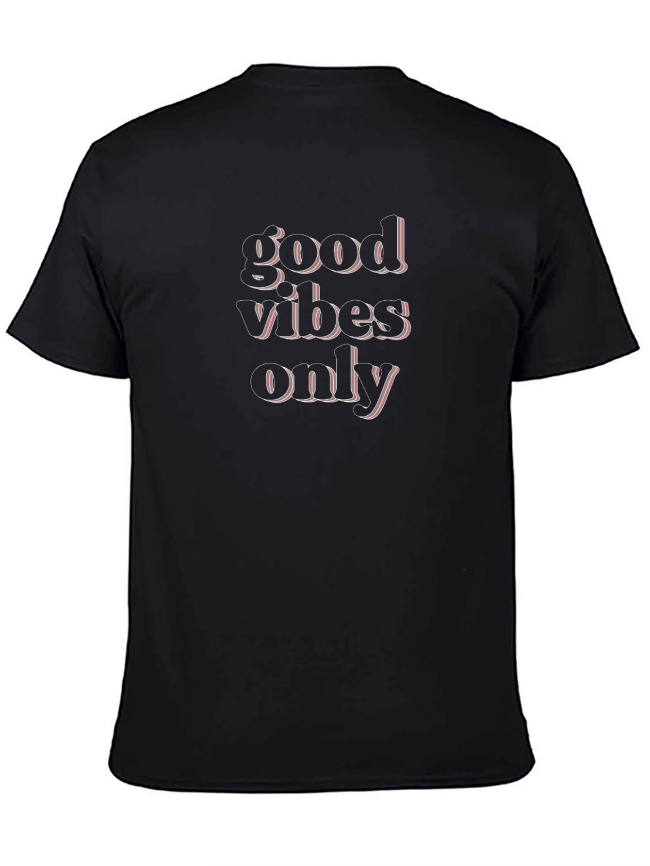 Good Vibes Only Black Graphic Tee