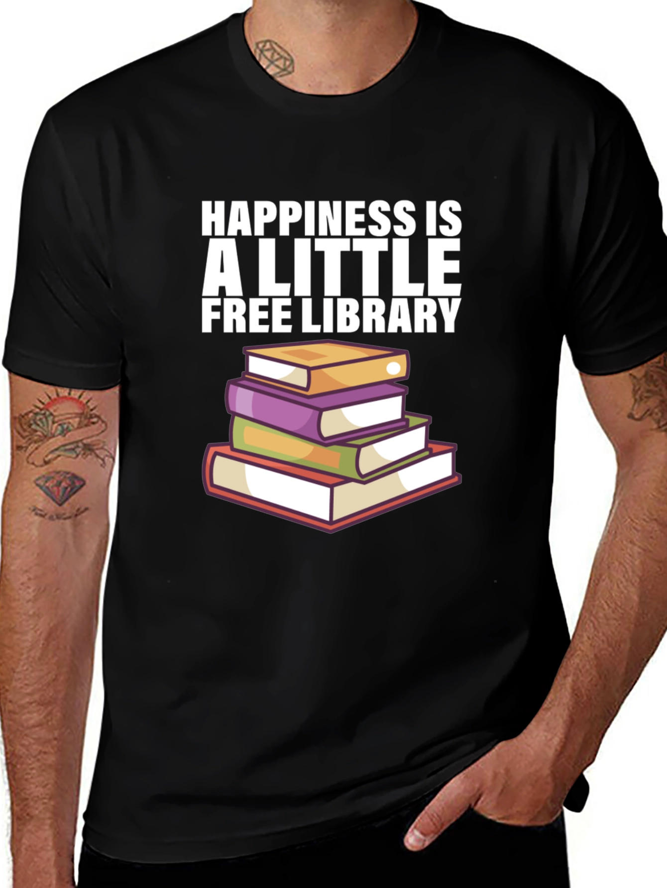 Happiness is a Little Free Library T-Shirt