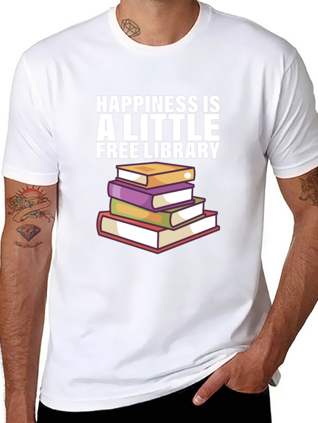Happiness is a Little Free Library T-Shirt