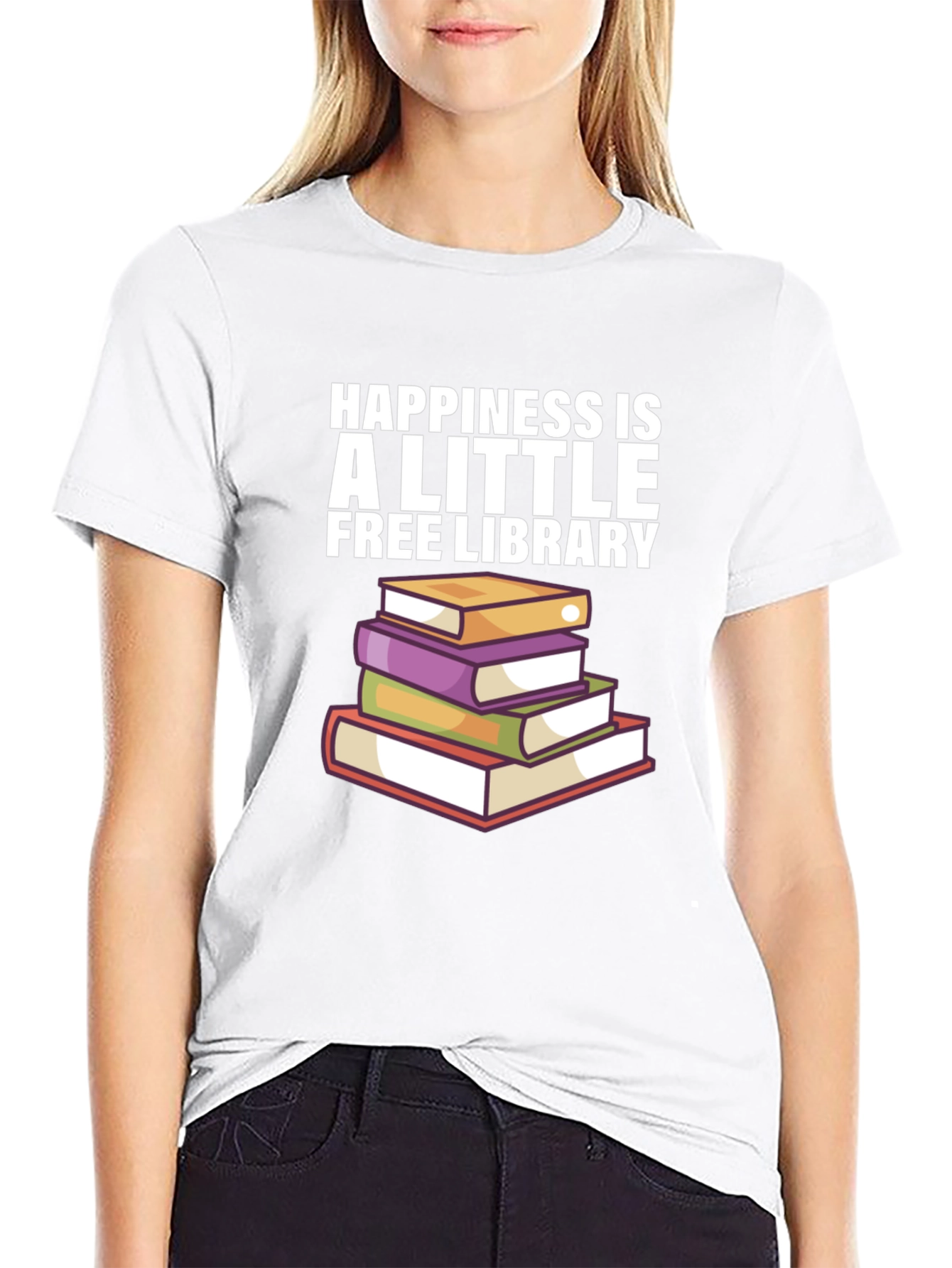 Happiness is a Little Free Library T-Shirt