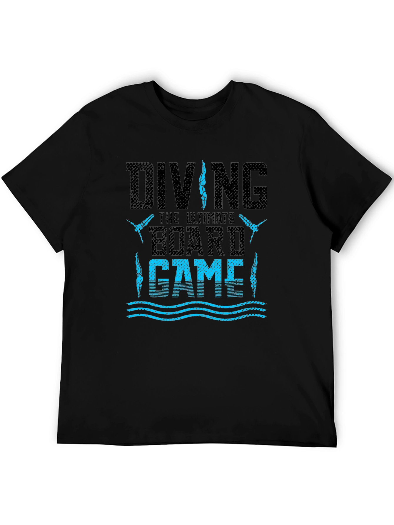 Diving Board Game T-Shirt - Black
