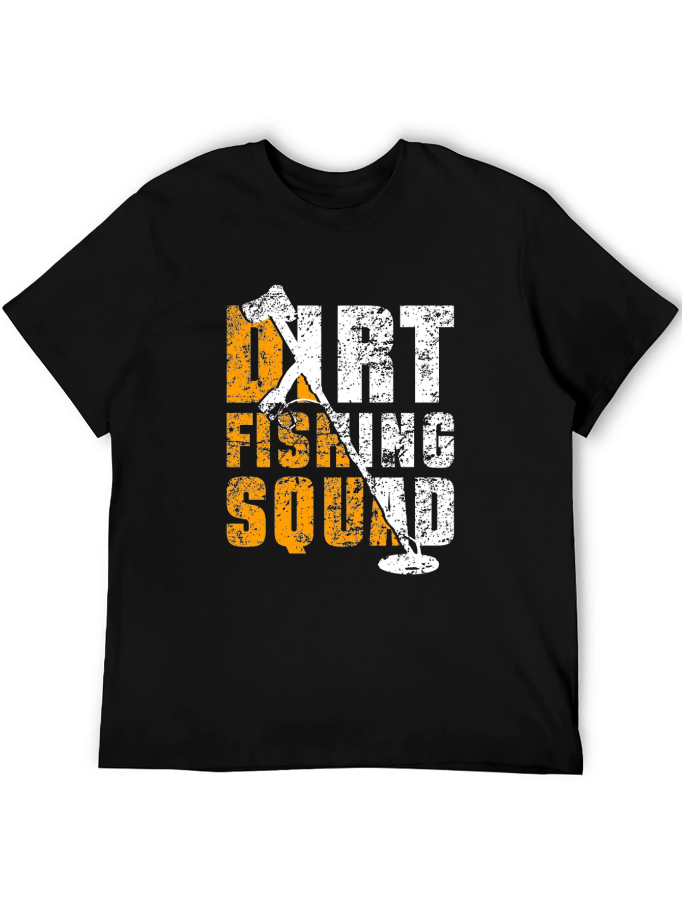 Dirt Fishing Squad Novelty Graphic T-Shirt