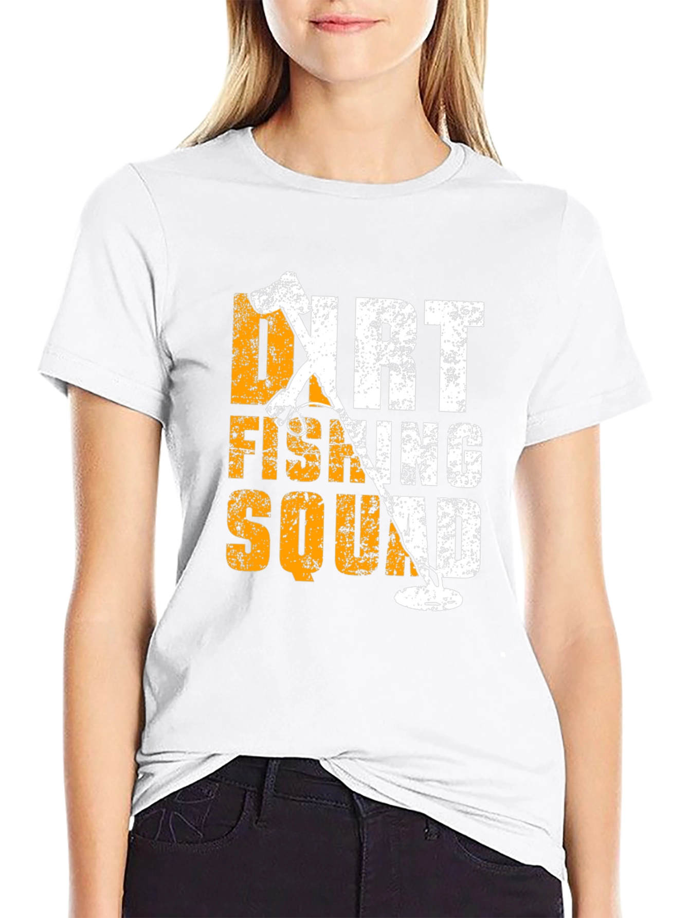 Dirt Fishing Squad Novelty Graphic T-Shirt
