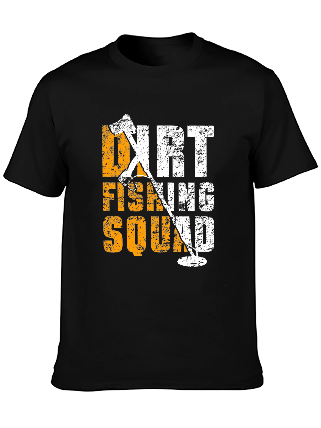Dirt Fishing Squad Novelty Graphic T-Shirt