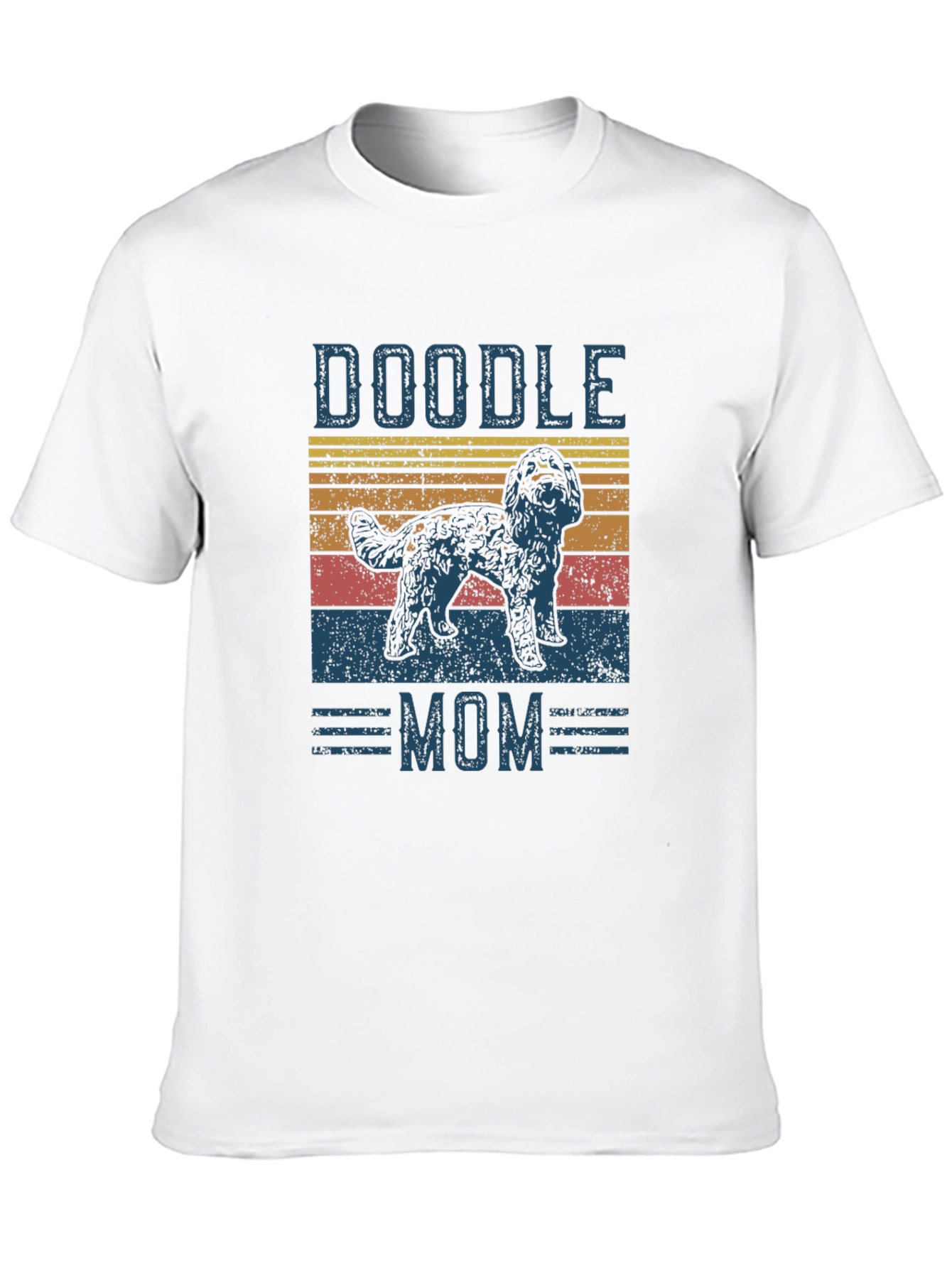 Doodle Mom T-Shirt Retro Style Dog Lover Gift