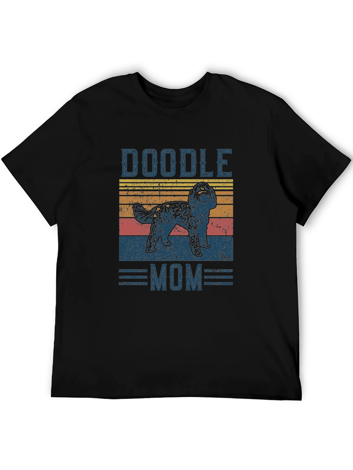 Doodle Mom T-Shirt Retro Style Dog Lover Gift