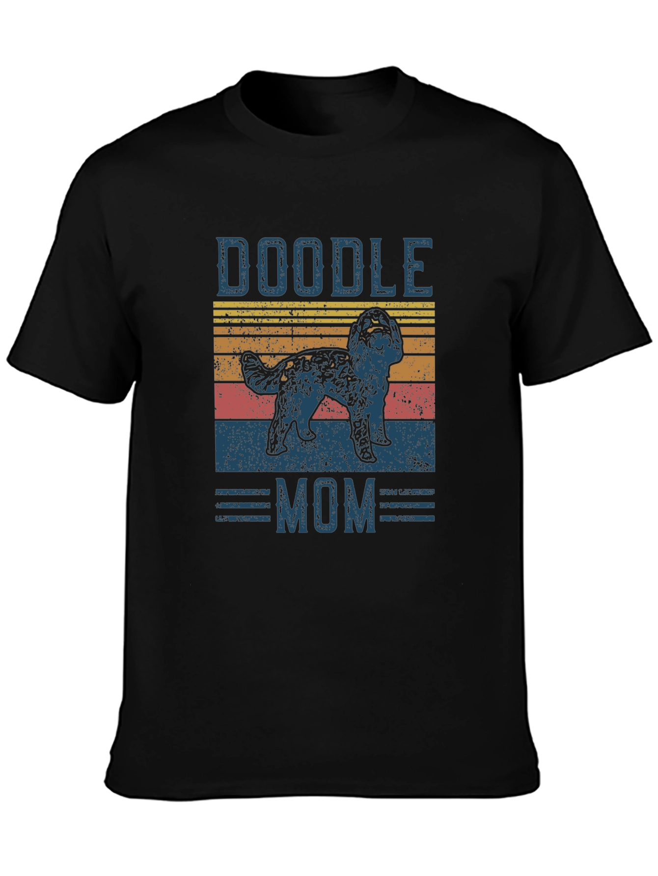 Doodle Mom T-Shirt Retro Style Dog Lover Gift
