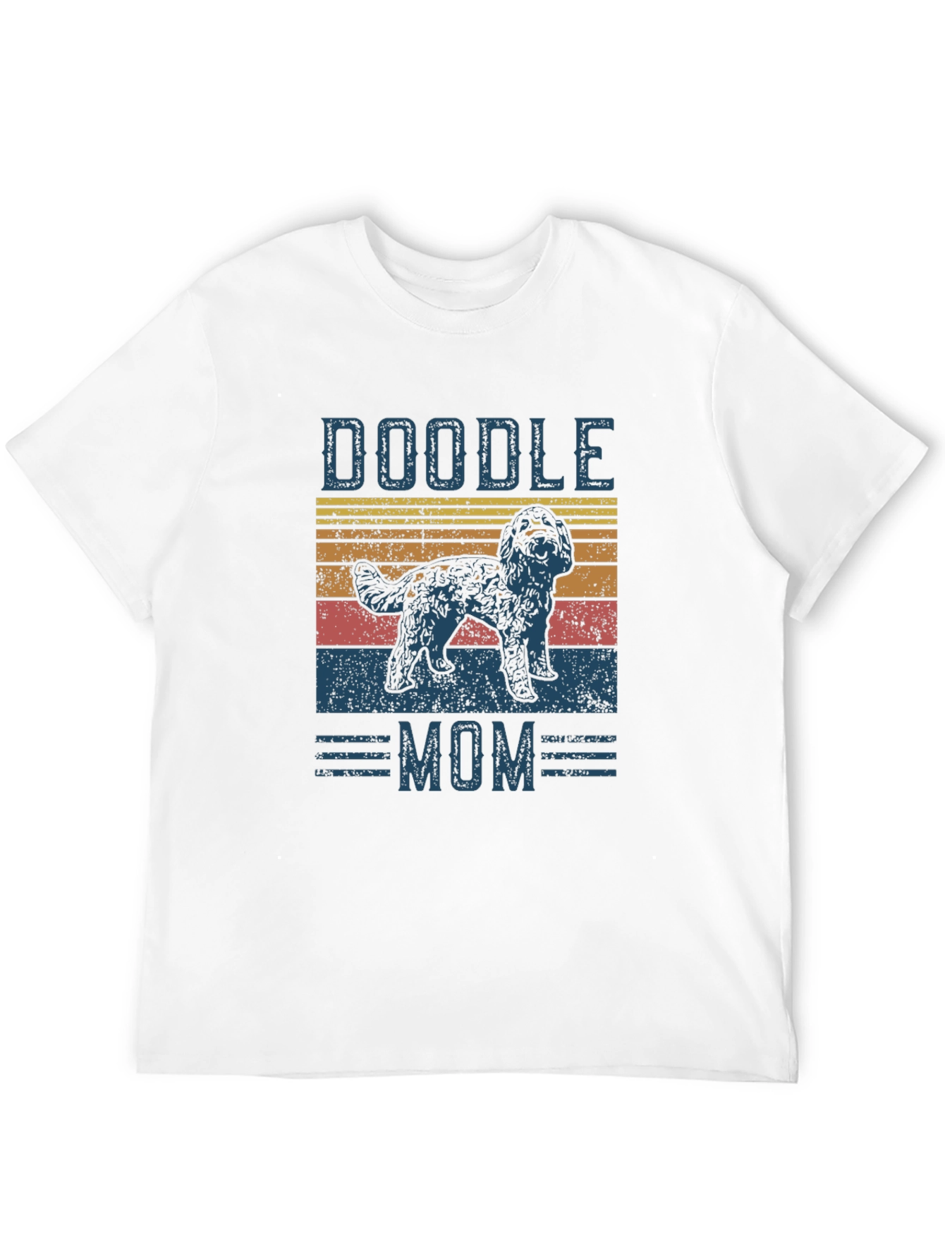 Doodle Mom T-Shirt Retro Style Dog Lover Gift