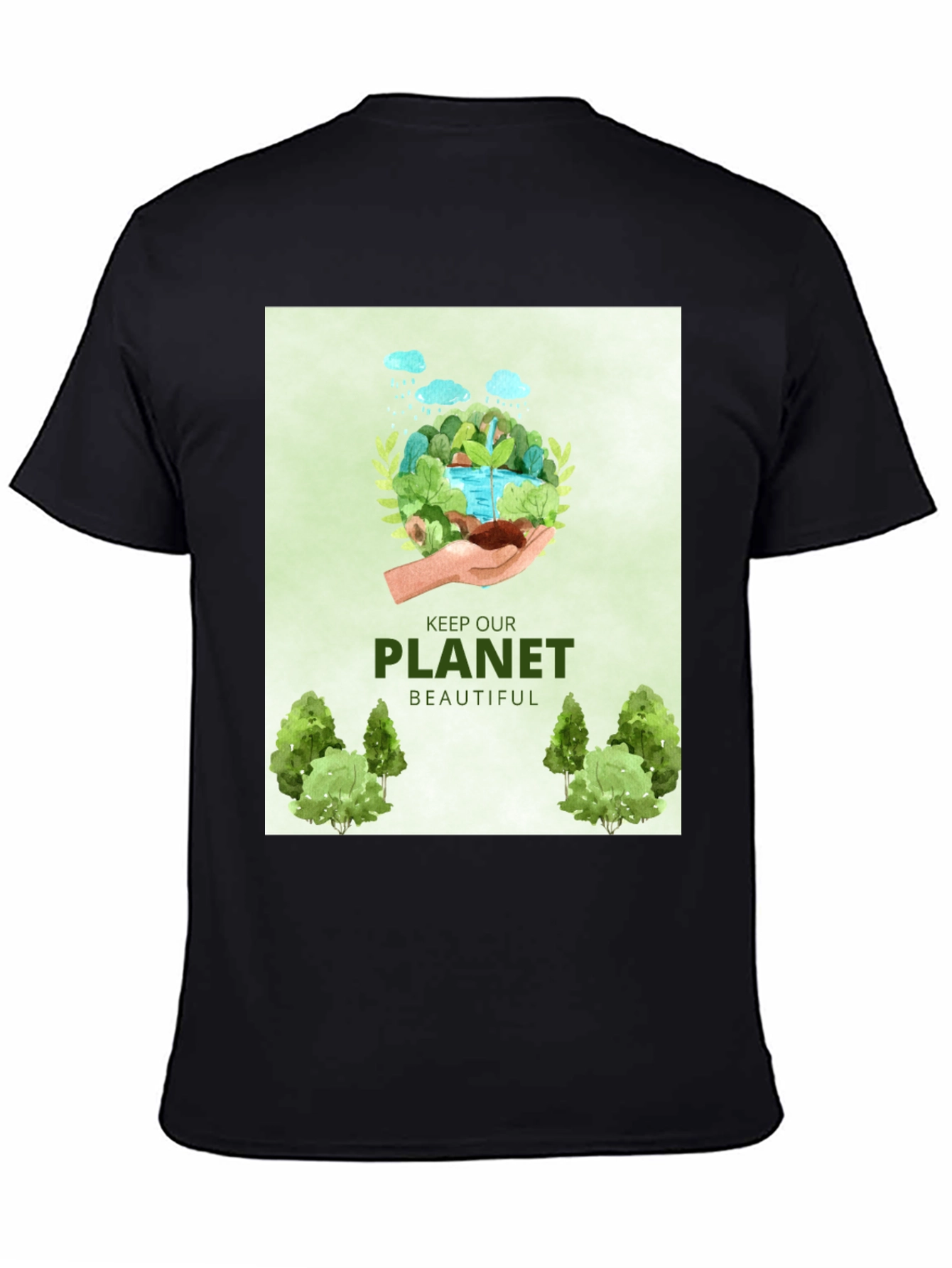 Eco-Friendly Graphic T-Shirt - Keep Our Planet Beautiful