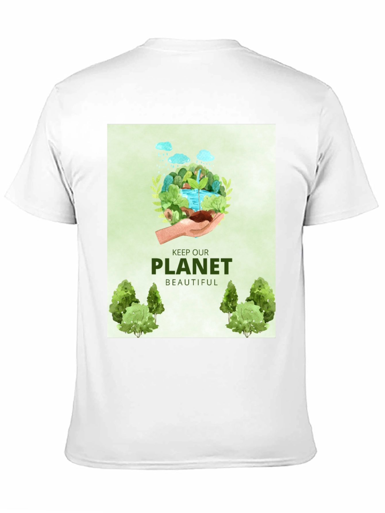 Eco-Friendly Graphic T-Shirt - Keep Our Planet Beautiful