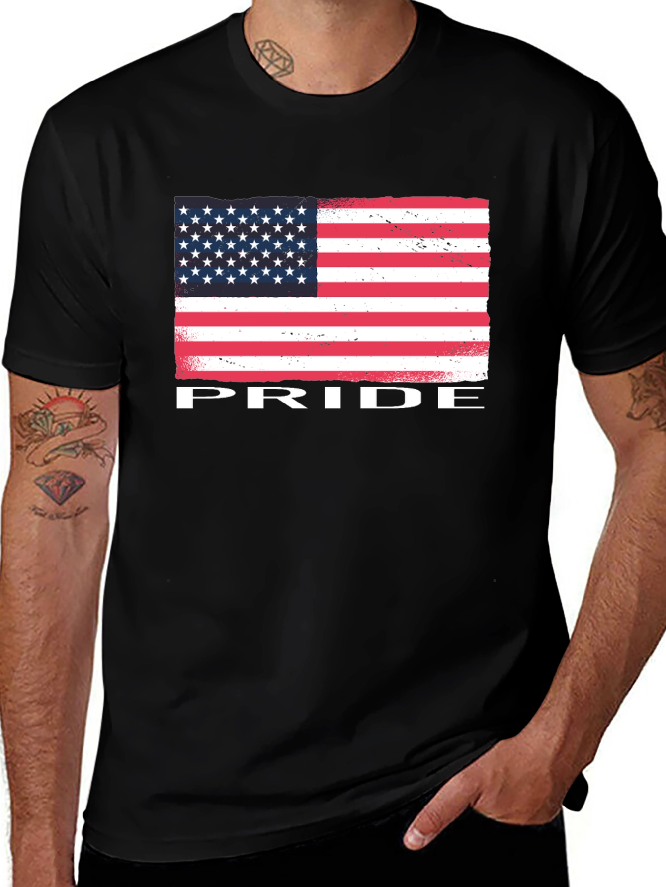 American Flag Pride T-Shirt - Patriotic Tee