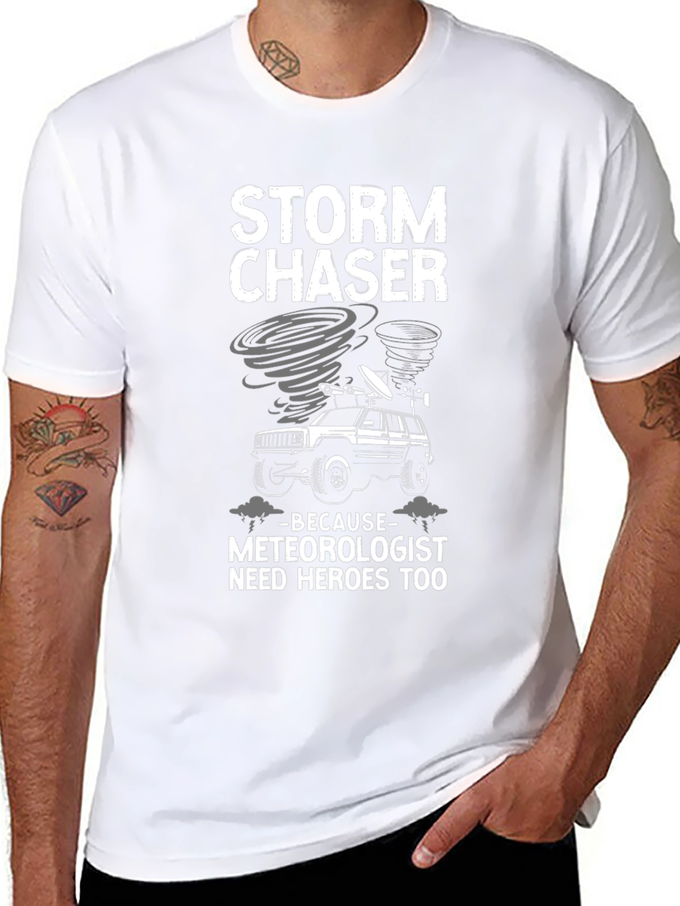Storm Chaser Tee - Meteorologist Hero T-Shirt