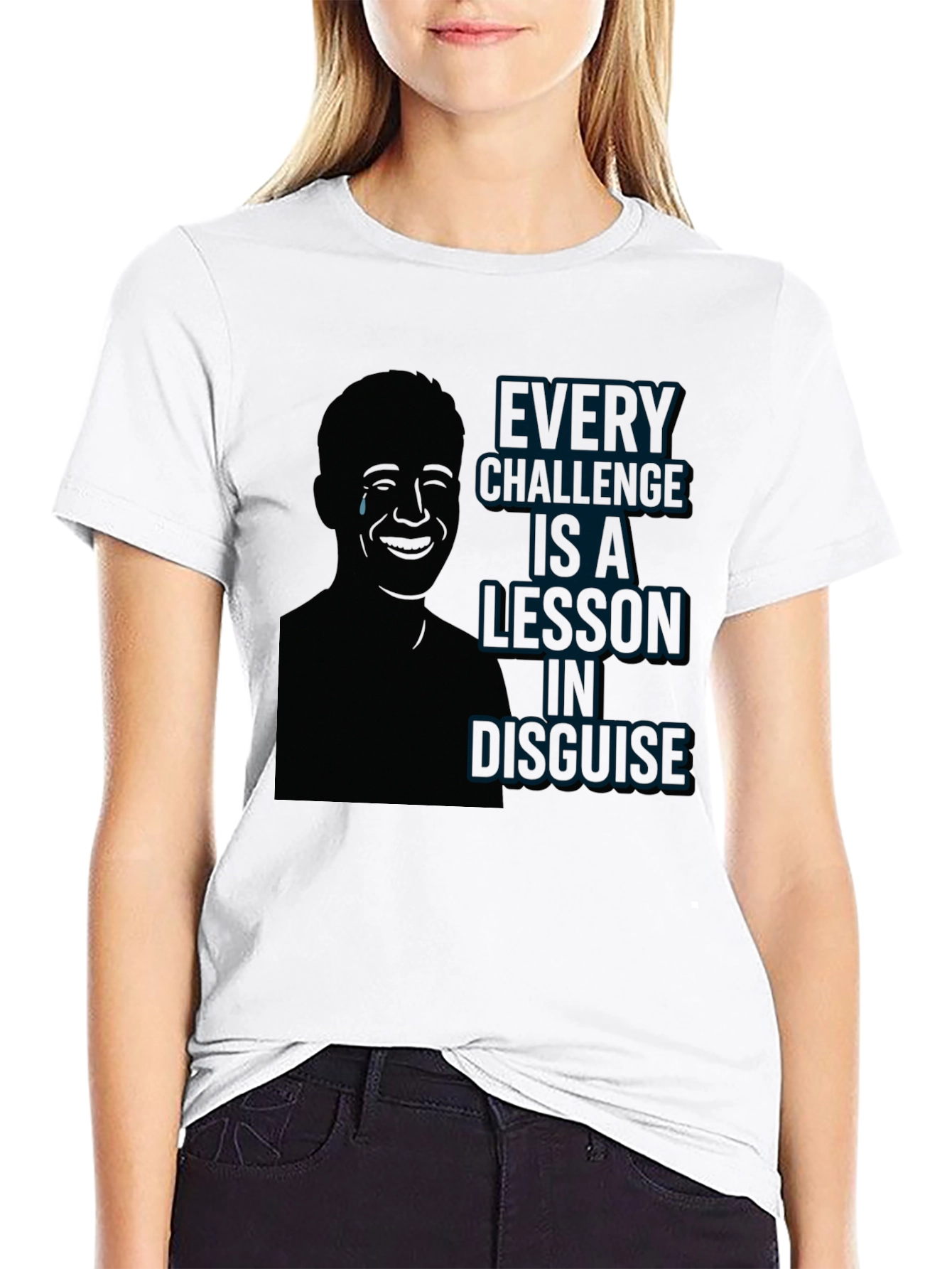 Every Challenge is a Lesson Mens T-Shirt
