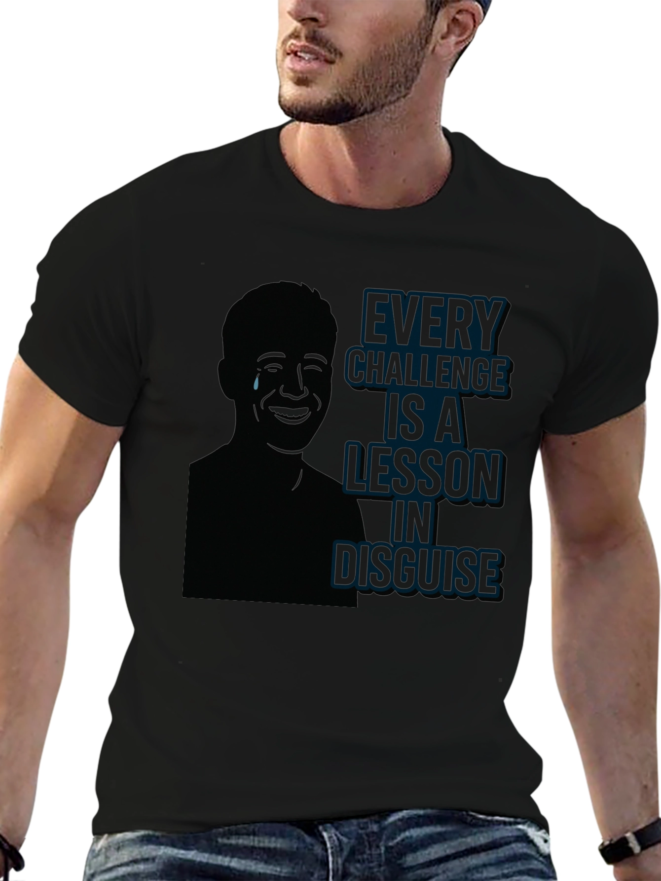Every Challenge is a Lesson Mens T-Shirt