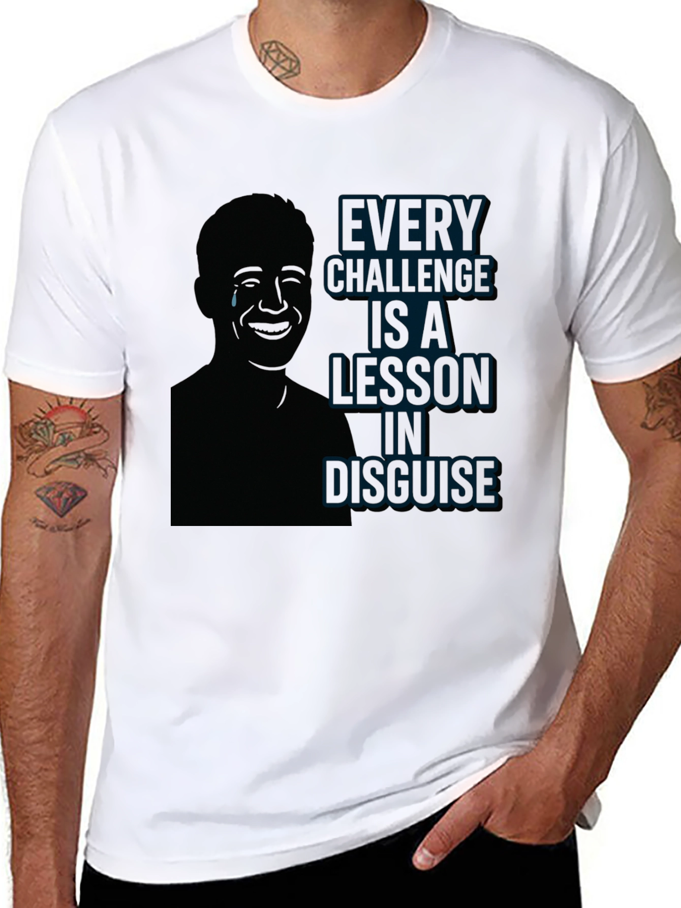 Every Challenge is a Lesson Mens T-Shirt