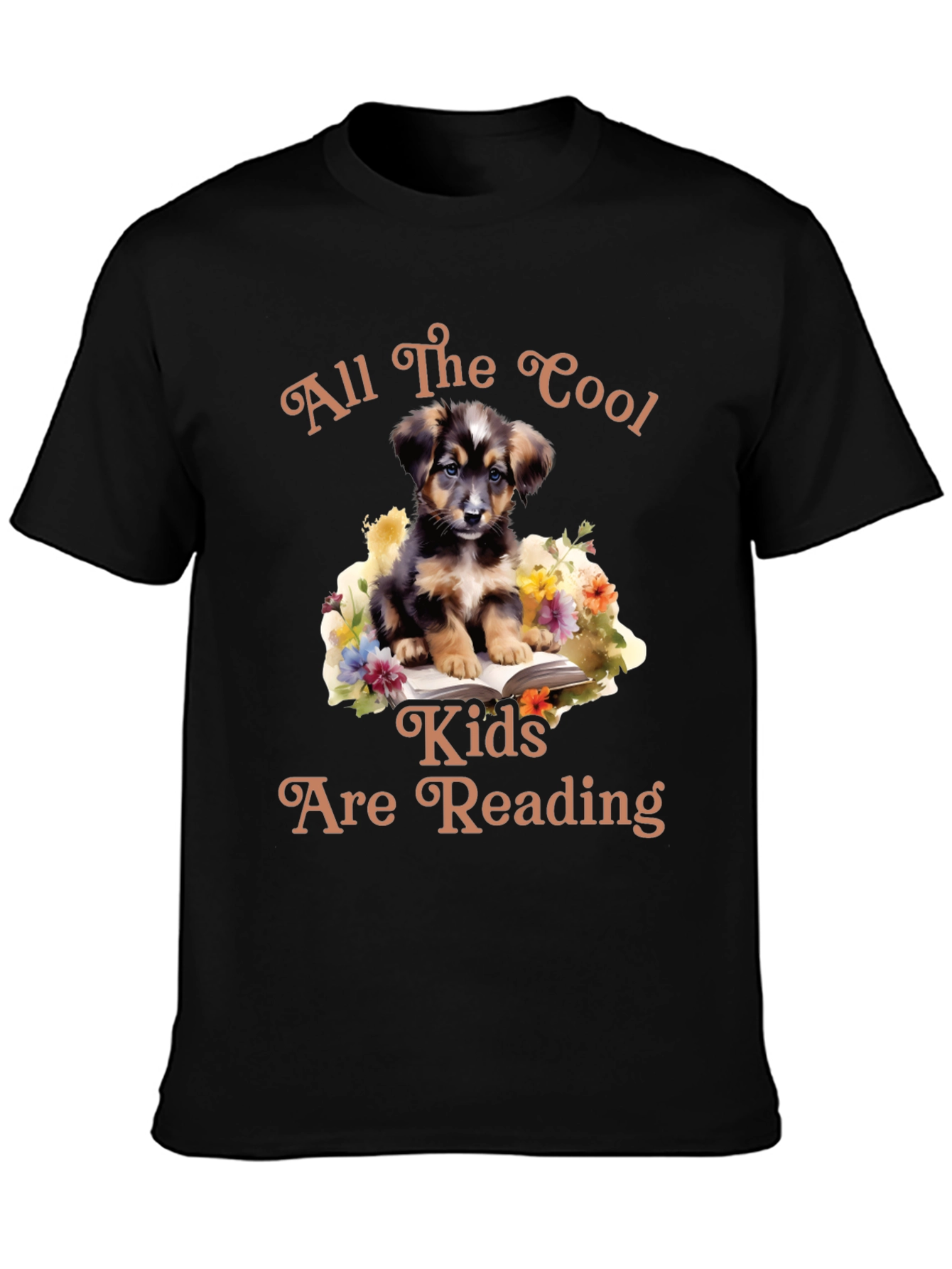 Cool Kids Reading Dog T-Shirt