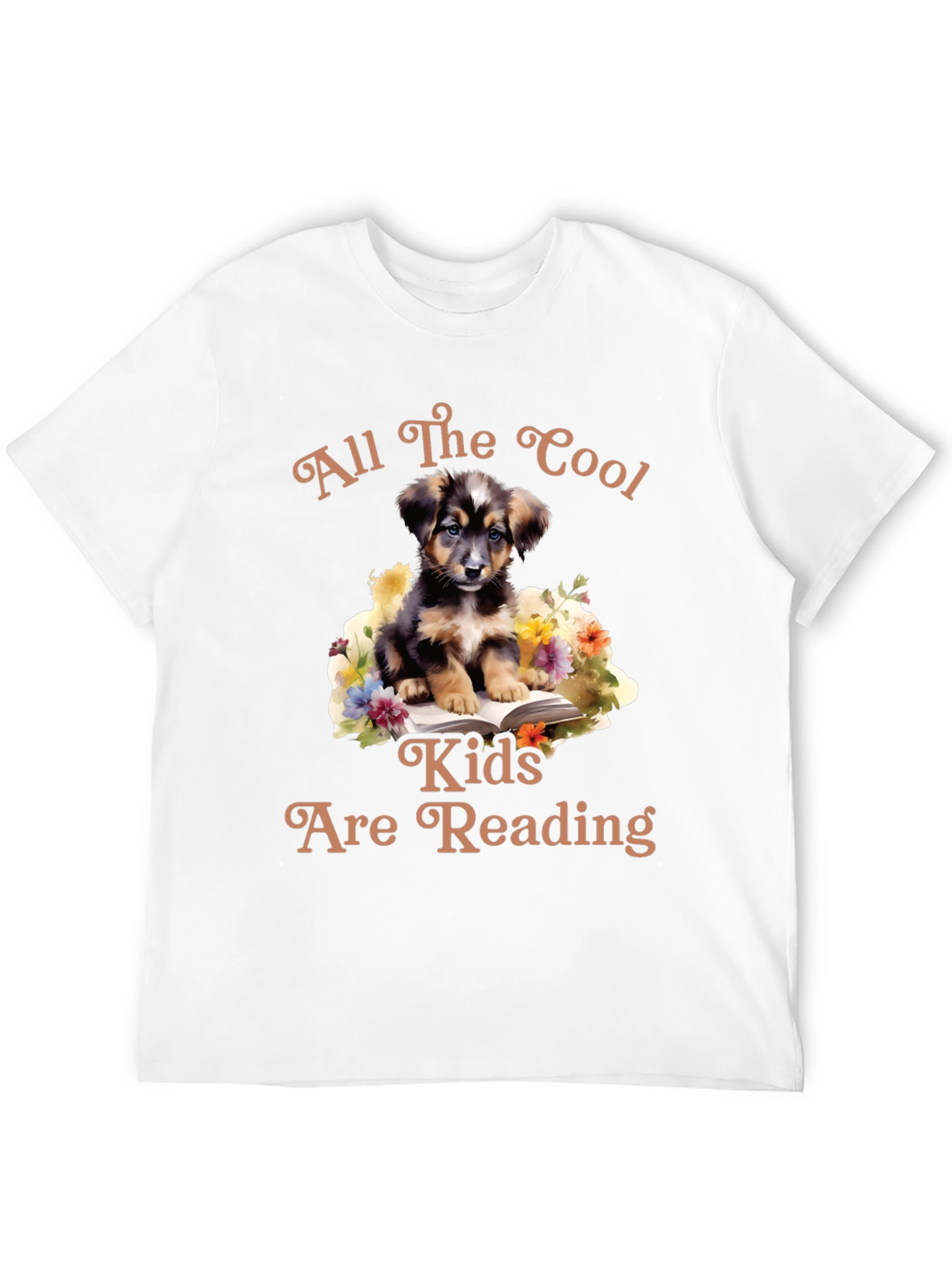 Cool Kids Reading Dog T-Shirt
