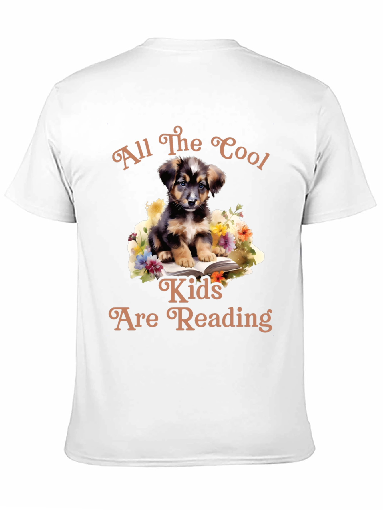Cool Kids Reading Dog T-Shirt