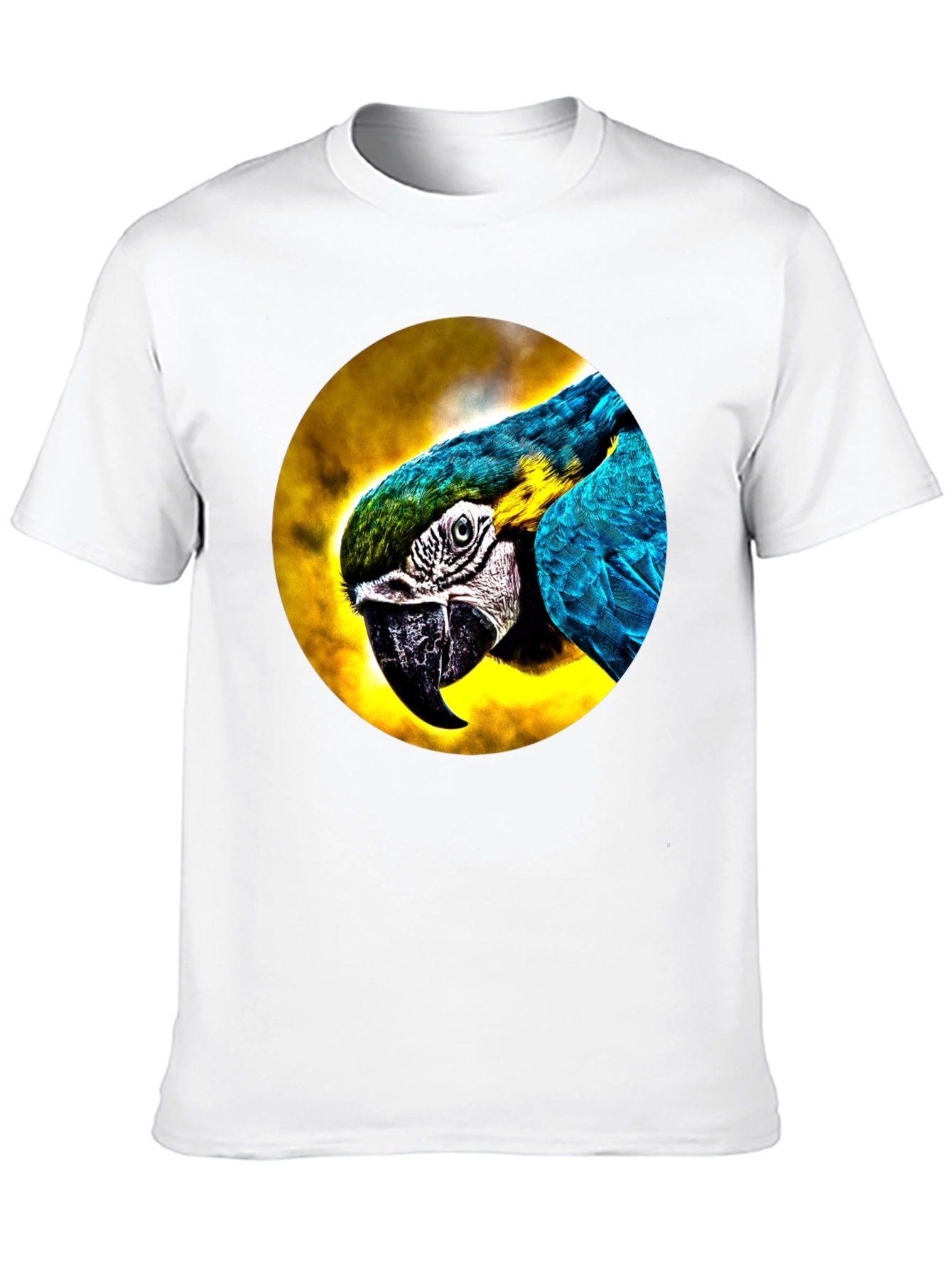 Parrot Graphic T-Shirt - Round Design