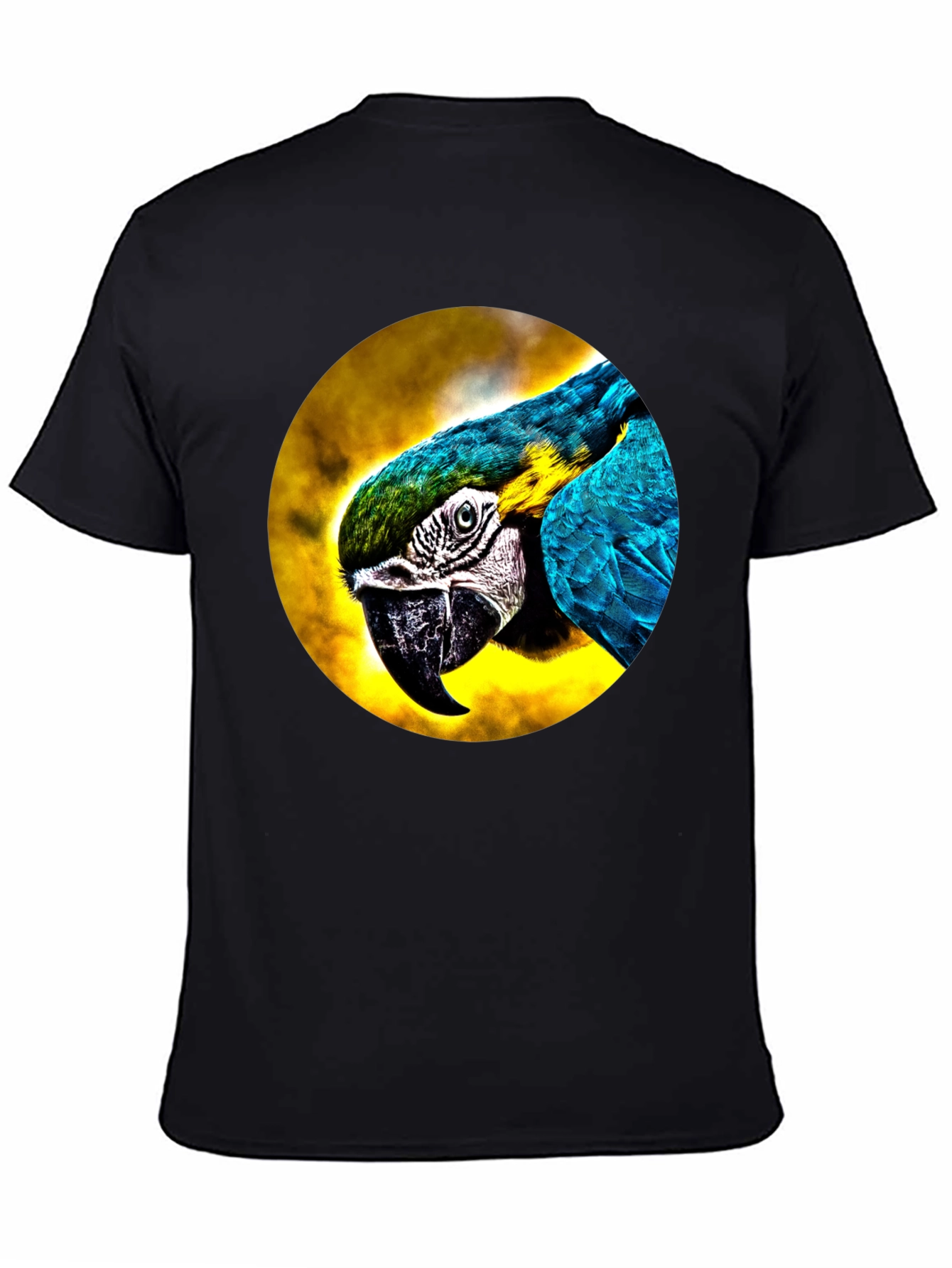 Parrot Graphic T-Shirt - Round Design