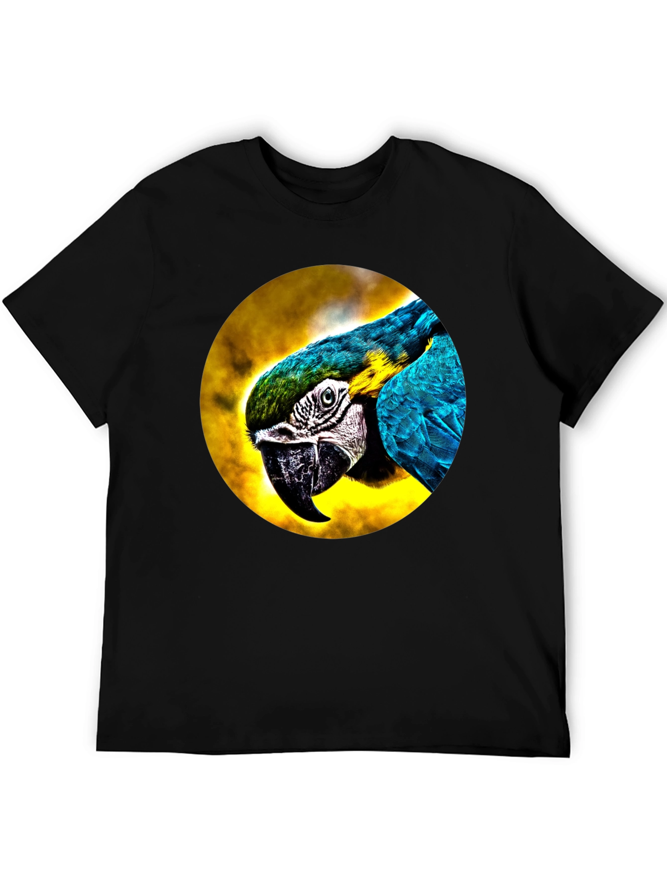 Parrot Graphic T-Shirt - Round Design
