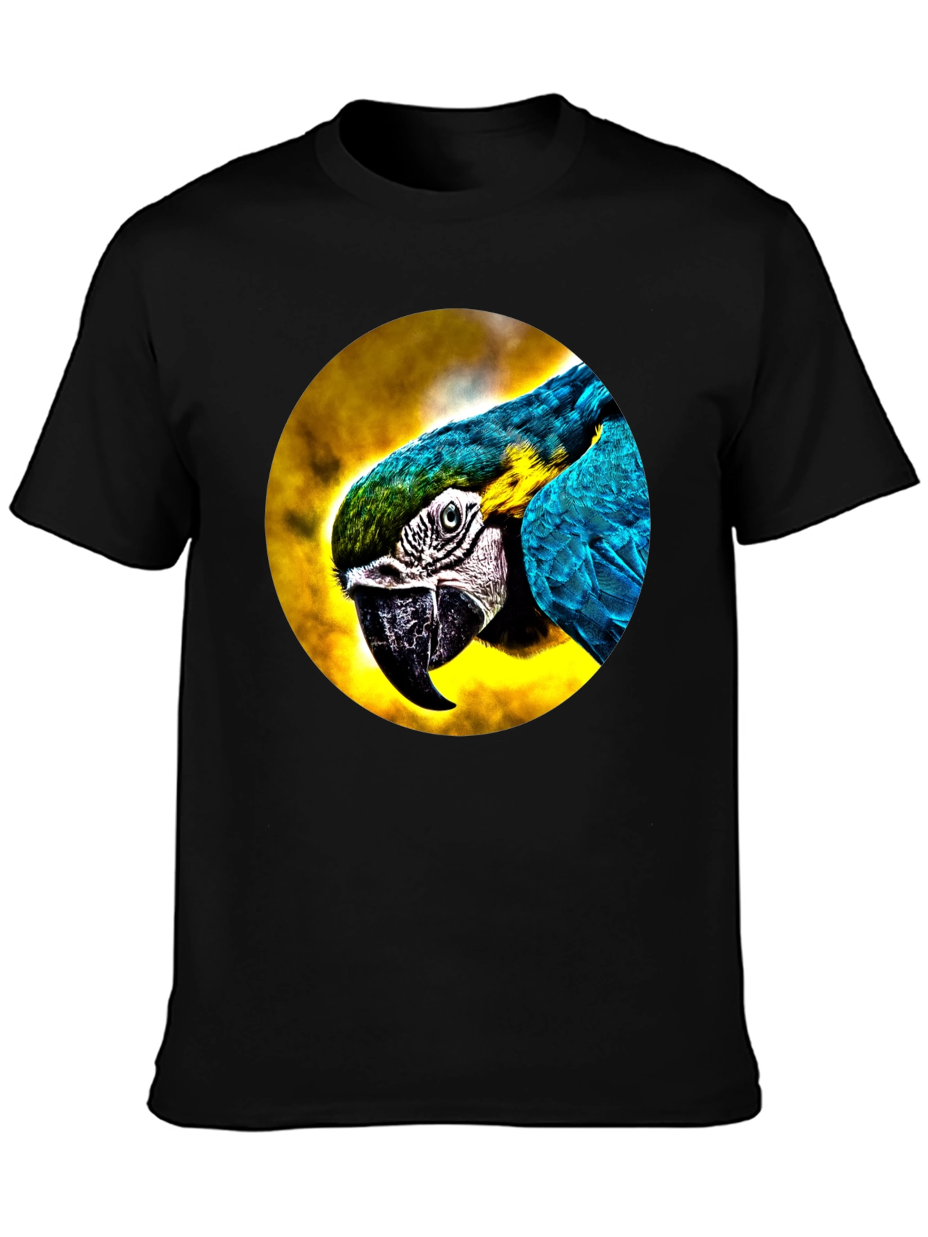 Parrot Graphic T-Shirt - Round Design