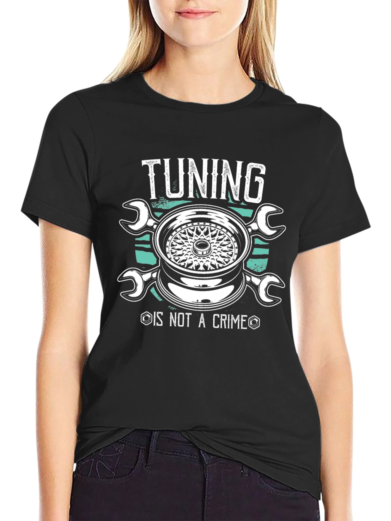 Tuning Is Not A Crime Graphic Tee