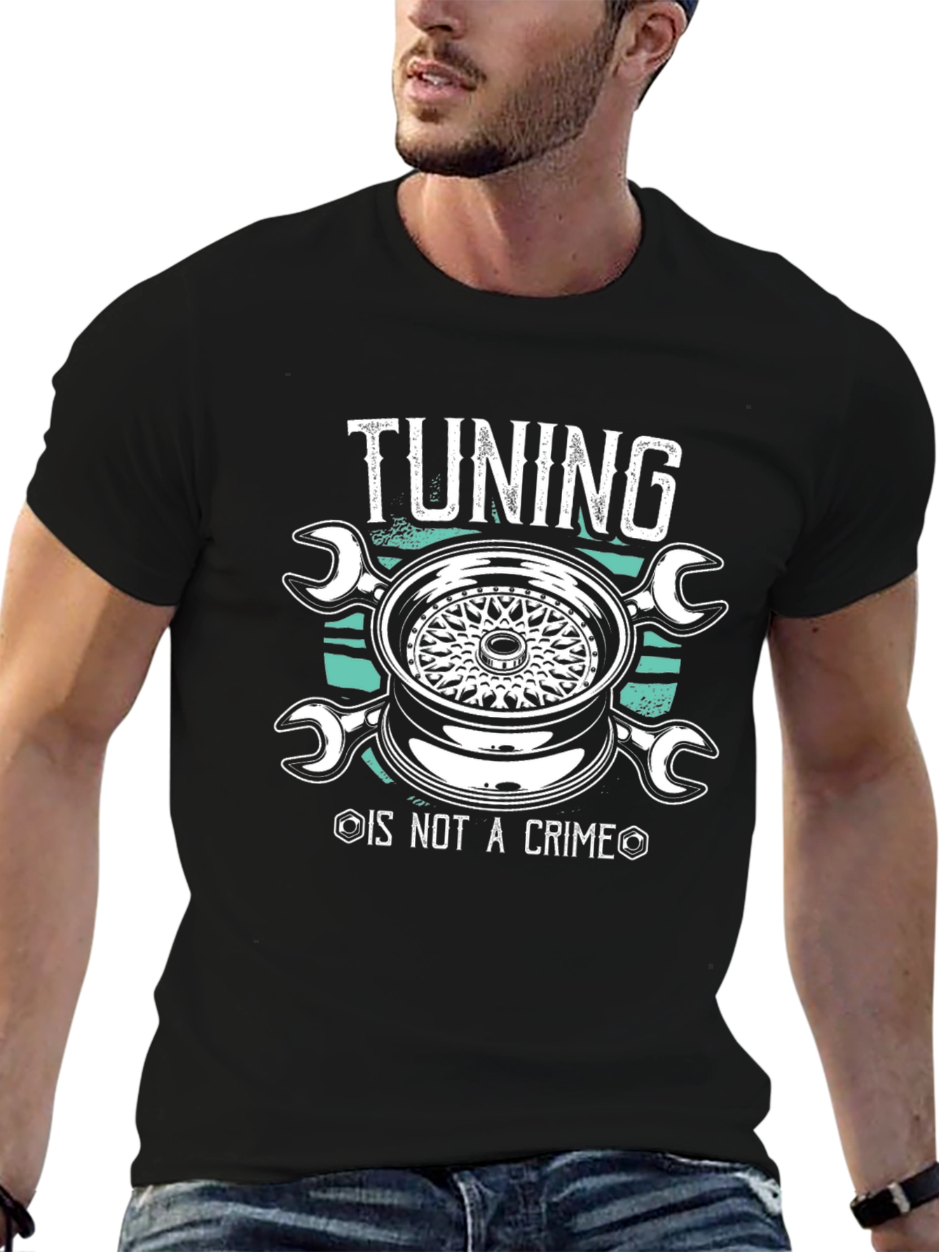 Tuning Is Not A Crime Graphic Tee