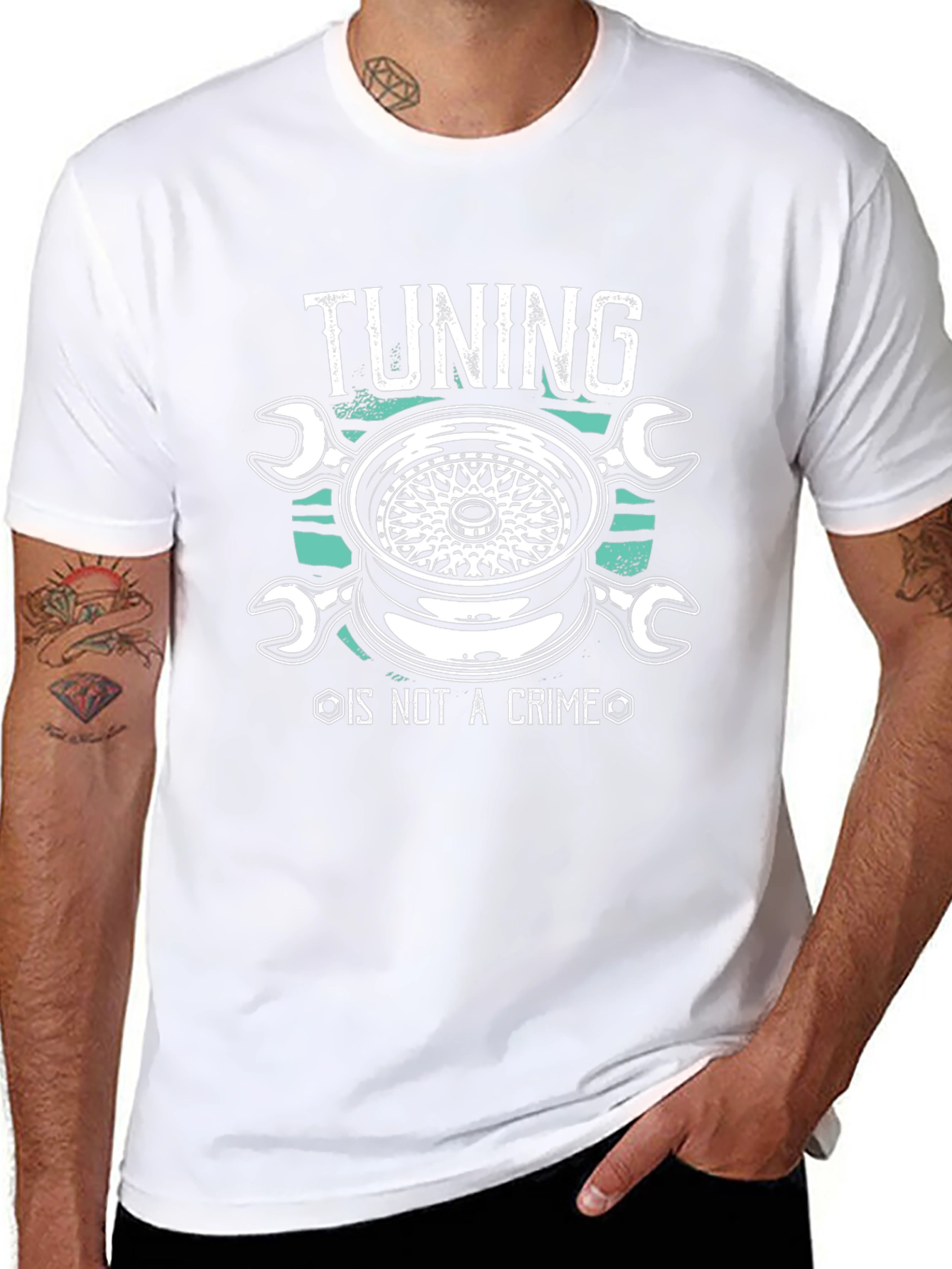 Tuning Is Not A Crime Graphic Tee