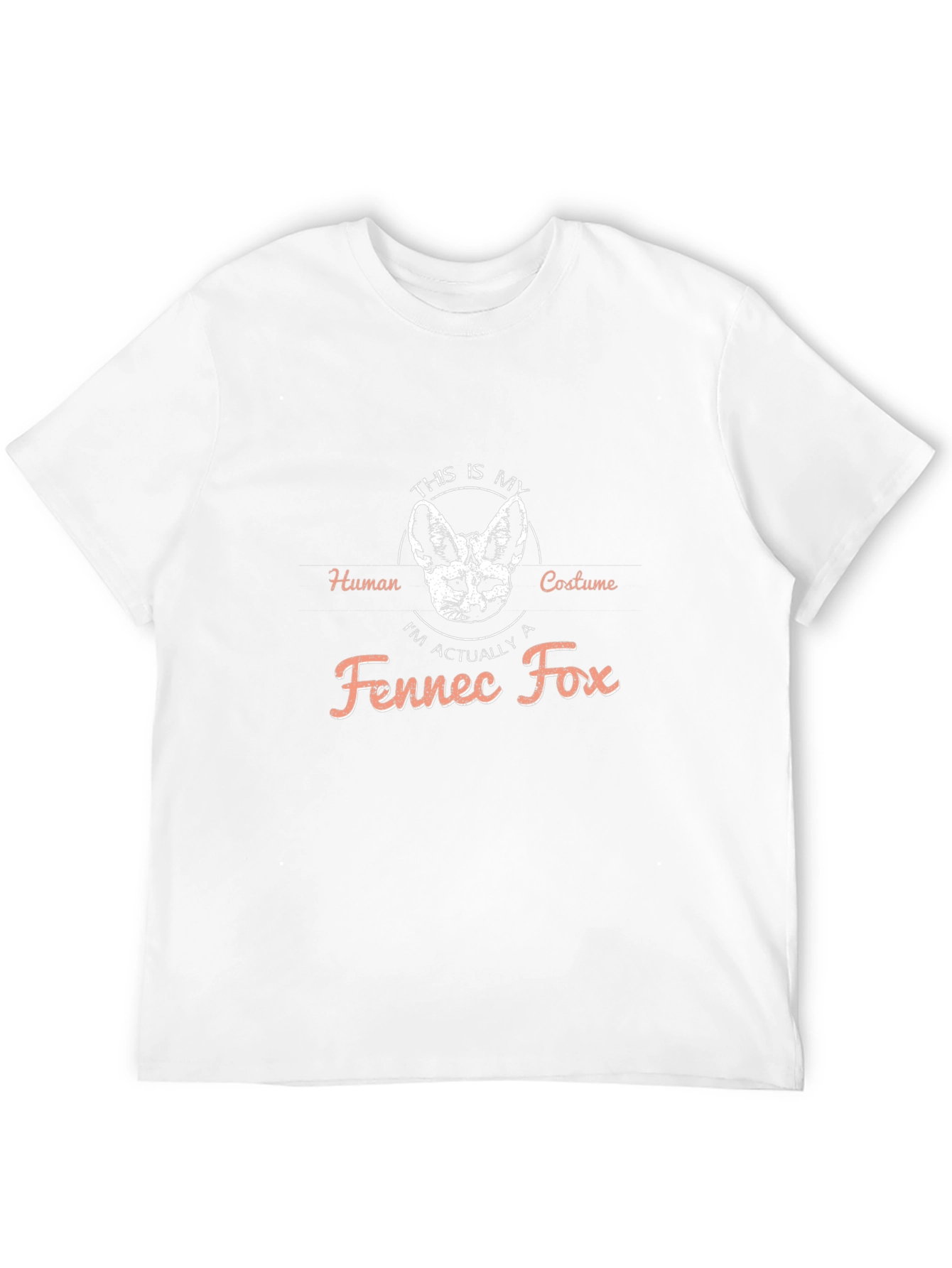 Fennec Fox Human Costume Graphic Tee