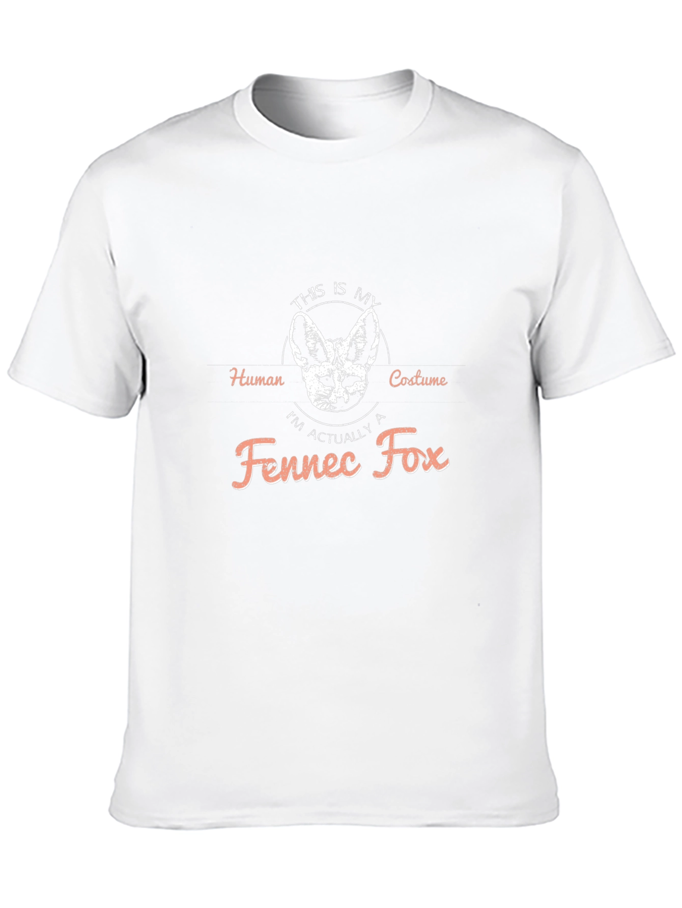 Fennec Fox Human Costume Graphic Tee