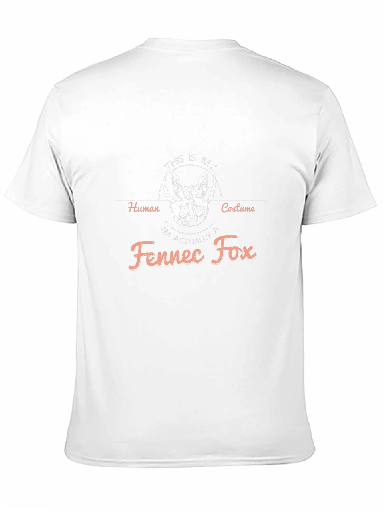 Fennec Fox Human Costume Graphic Tee