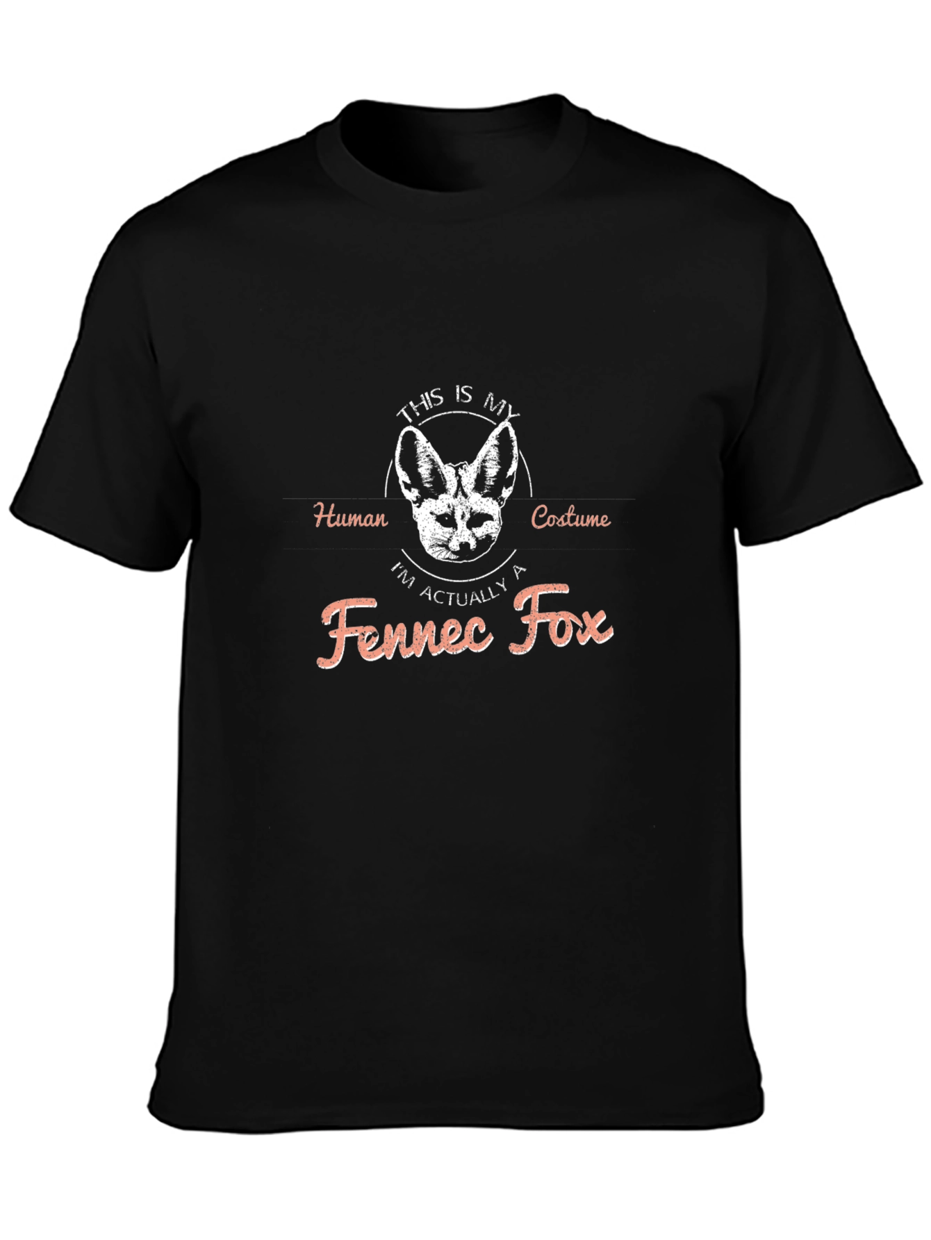 Fennec Fox Human Costume Graphic Tee