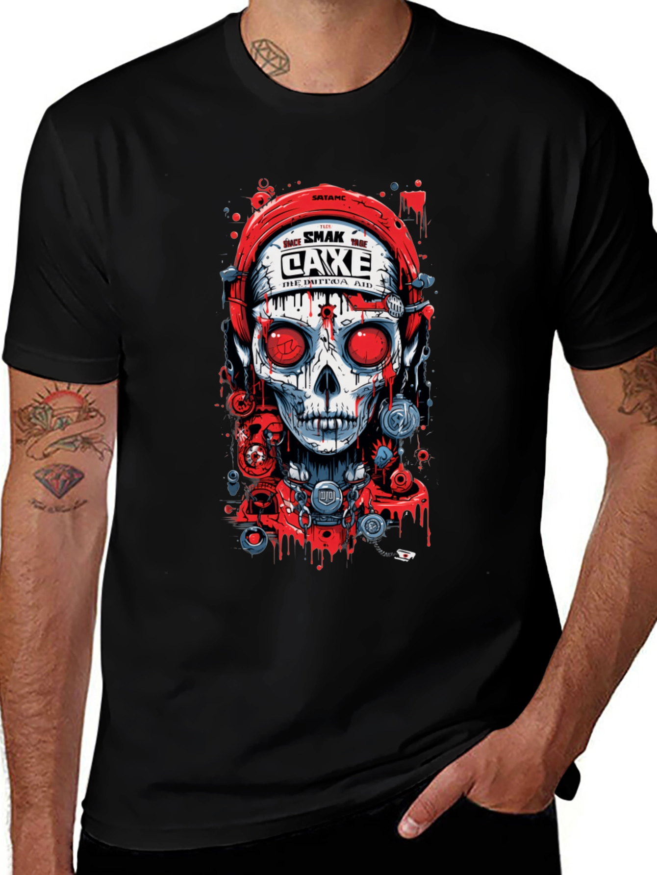 Smak Cake Skull Graphic Tee