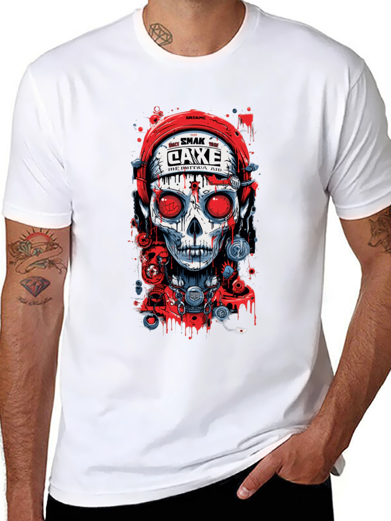 Smak Cake Skull Graphic Tee