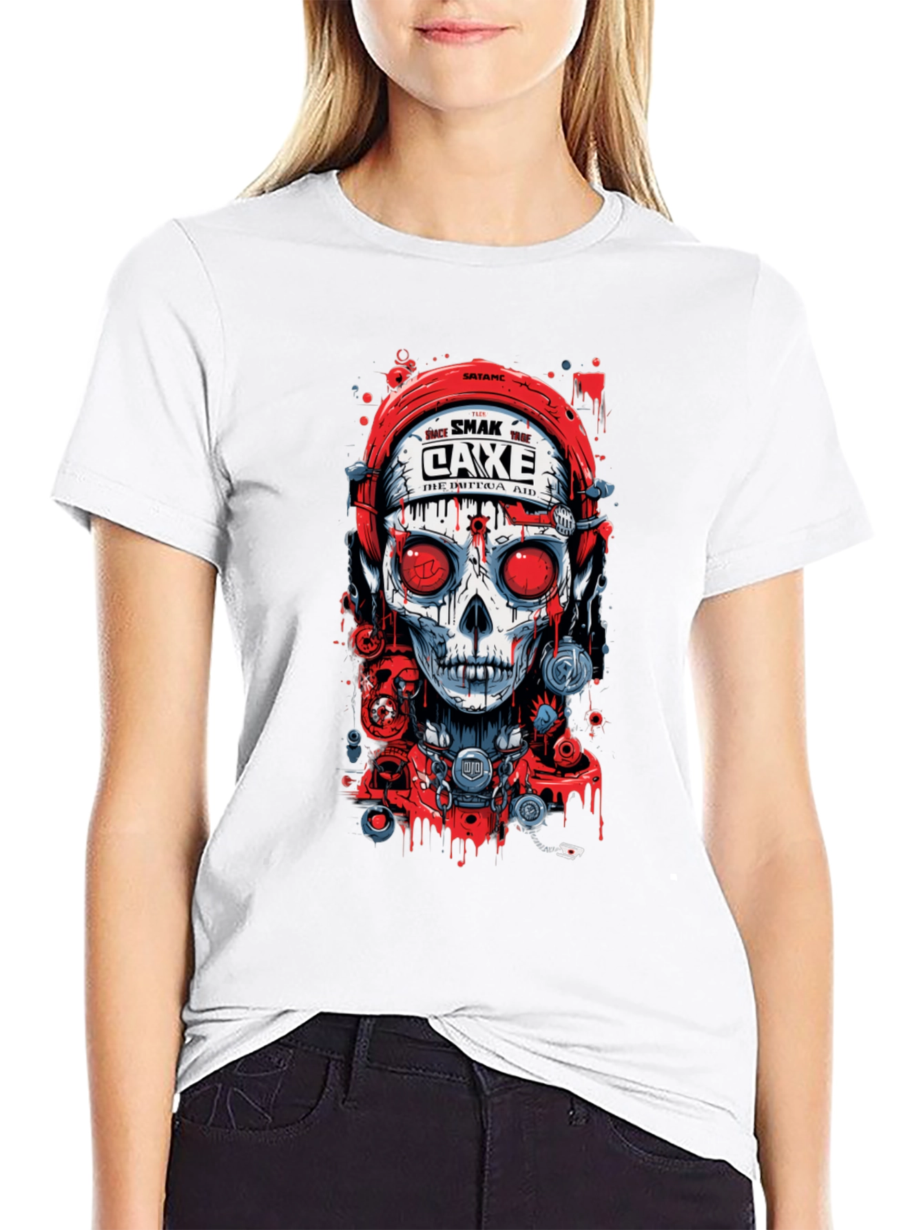 Smak Cake Skull Graphic Tee