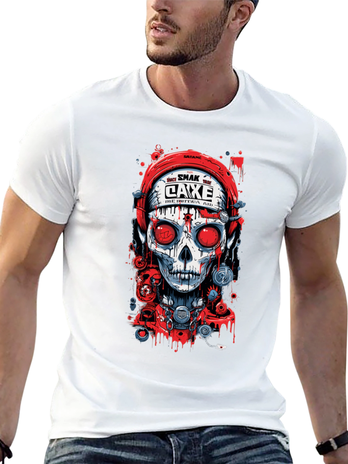 Smak Cake Skull Graphic Tee