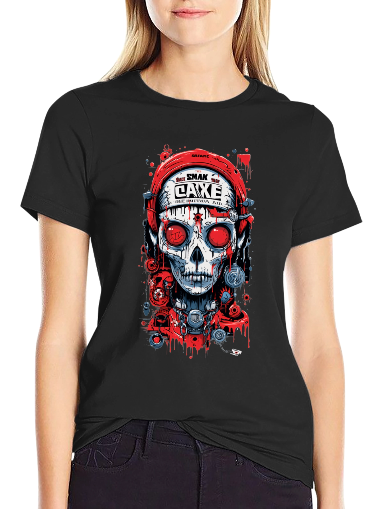 Smak Cake Skull Graphic Tee
