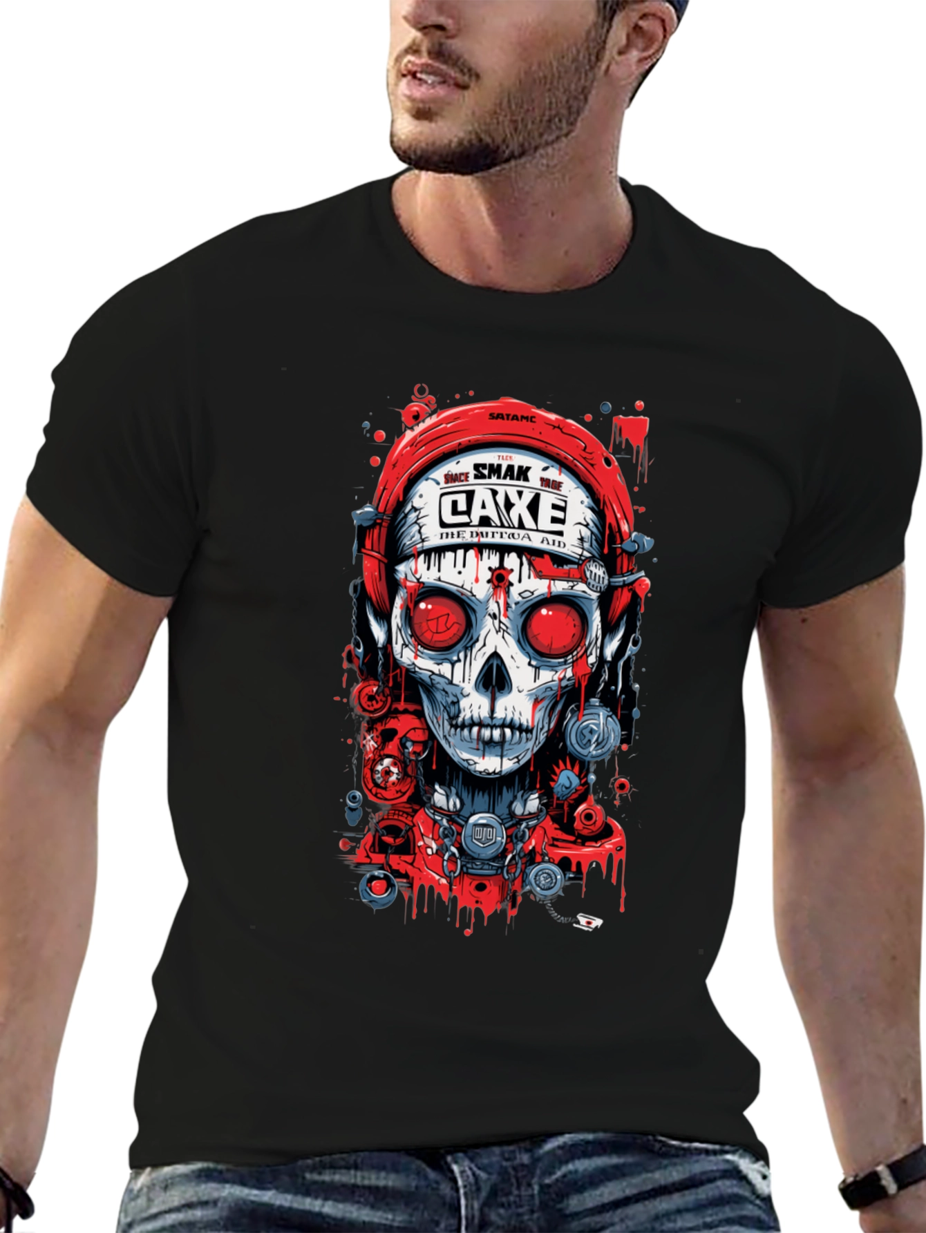 Smak Cake Skull Graphic Tee