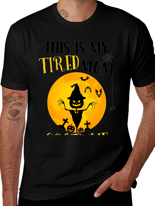 Tired Mom Halloween T-Shirt