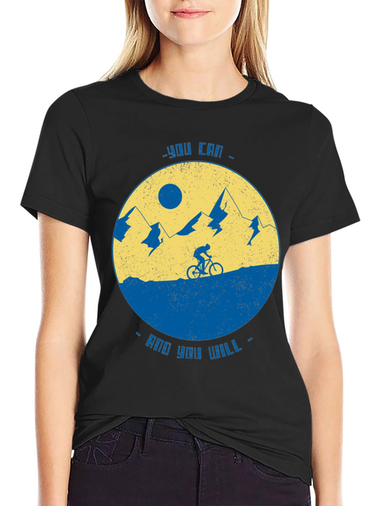 You Can & You Will Mountain Bike T-Shirt