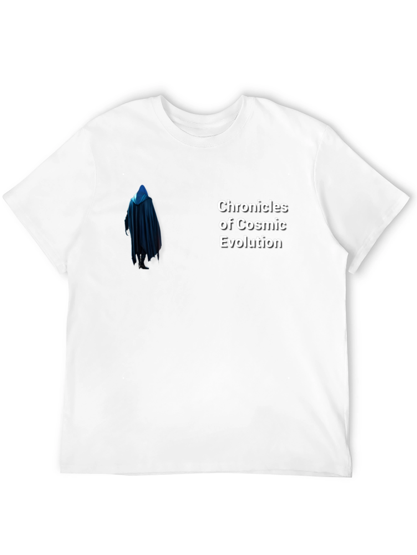 Chronicles of Cosmic Evolution Black T-Shirt
