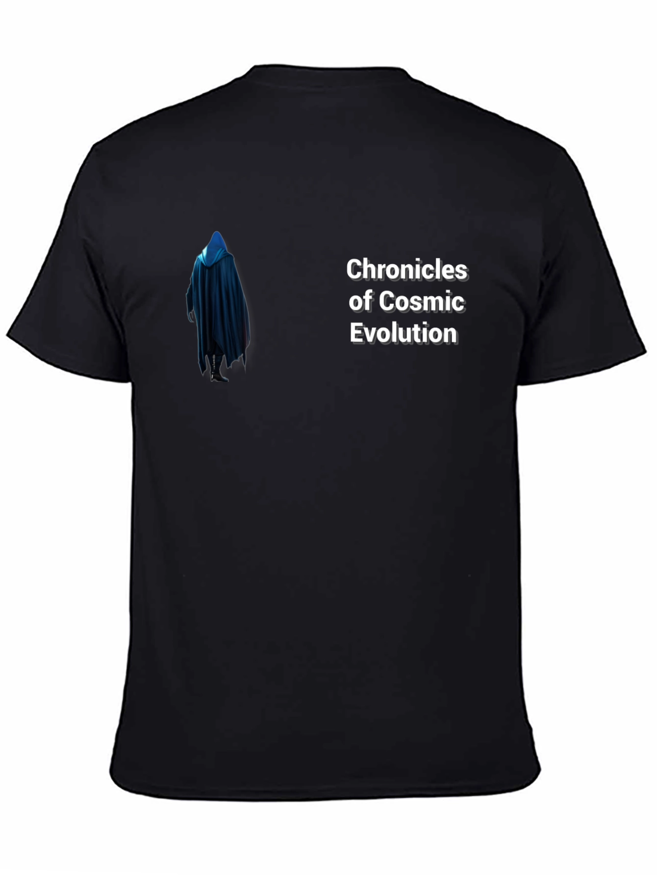 Chronicles of Cosmic Evolution Black T-Shirt