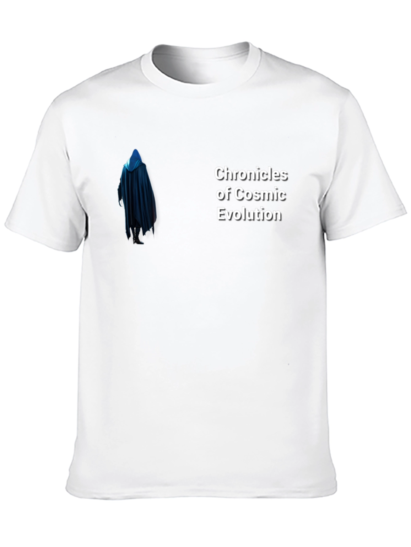 Chronicles of Cosmic Evolution Black T-Shirt