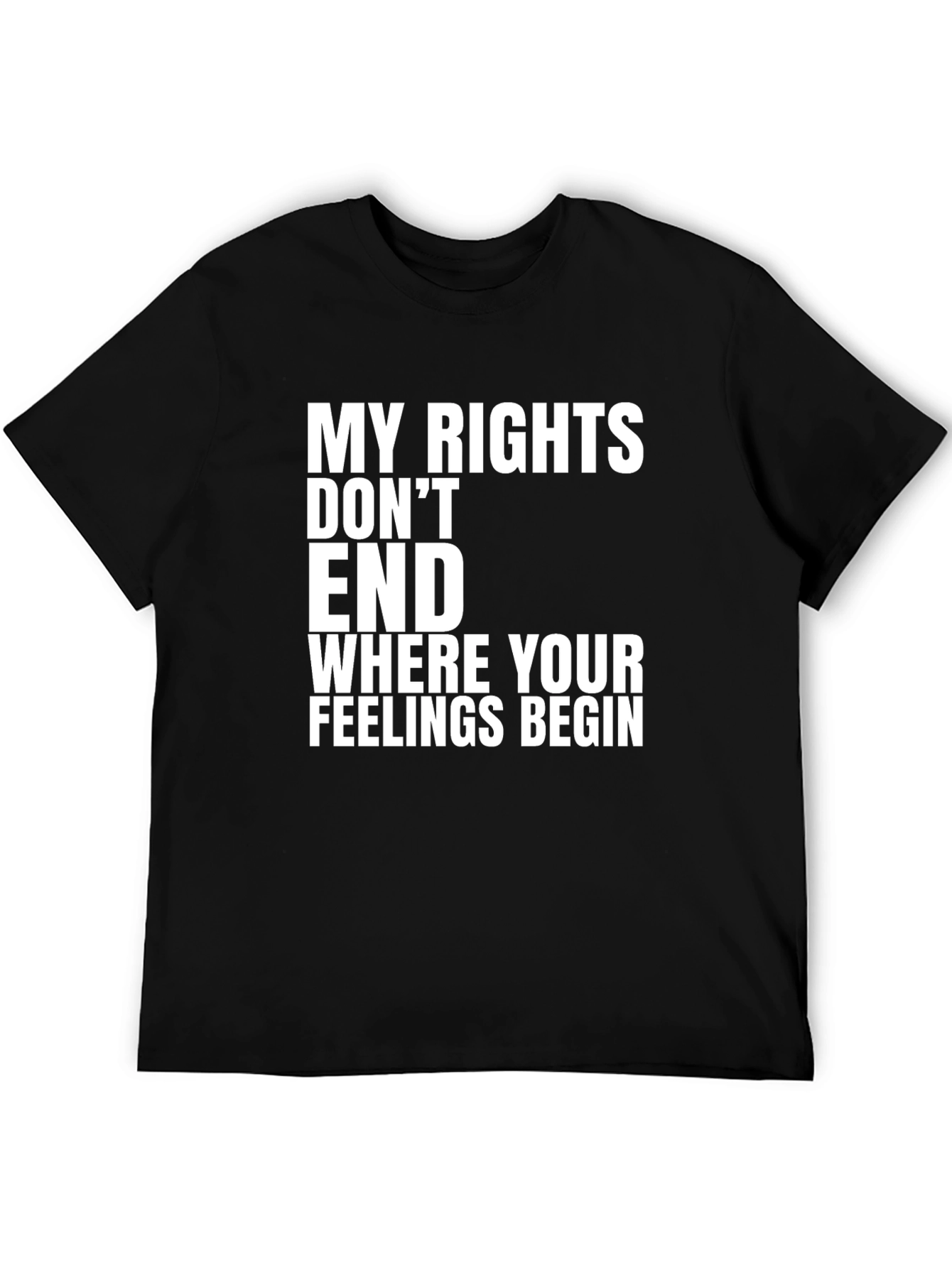 My Rights Dont End Graphic T-Shirt