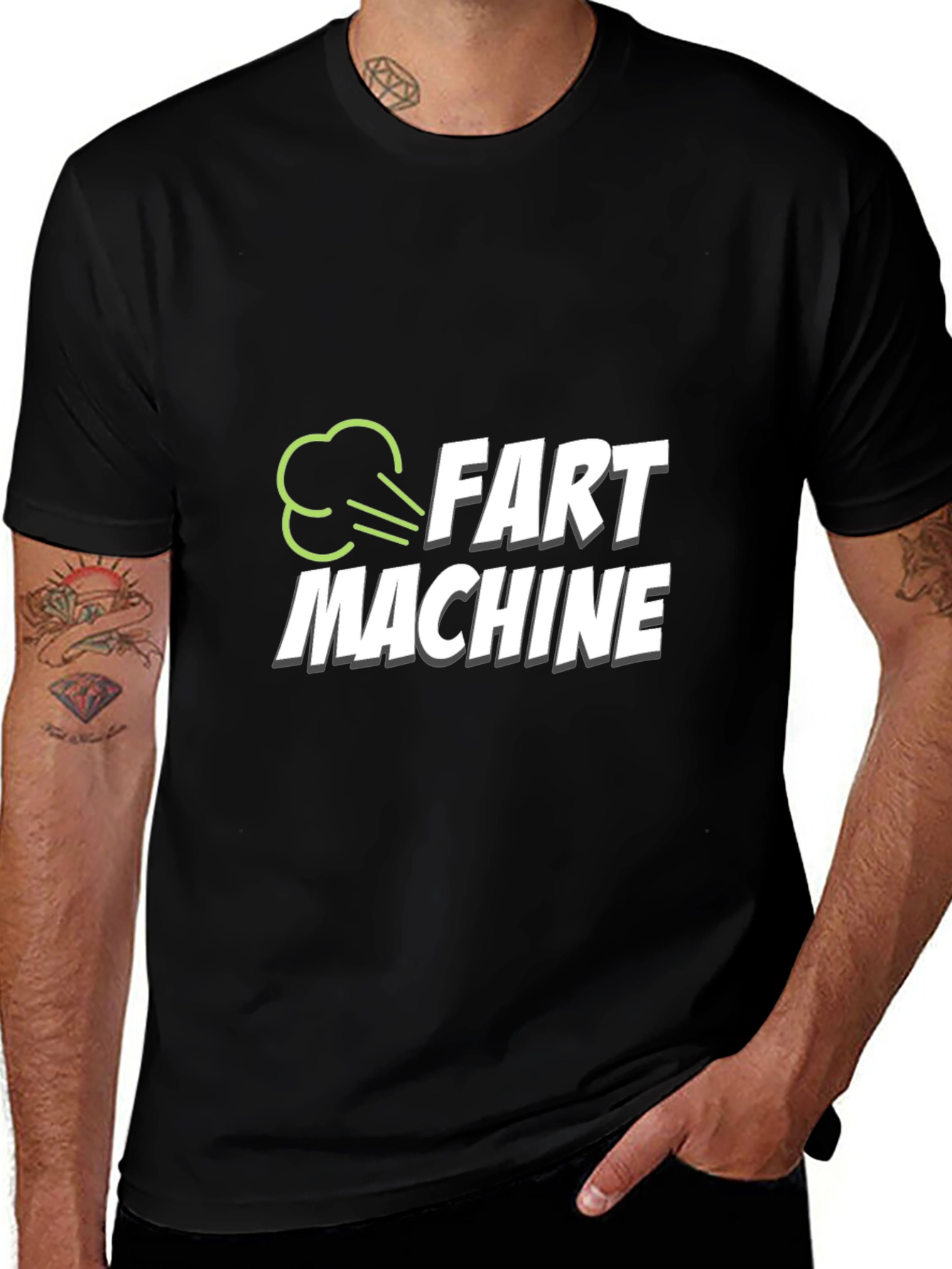 Fart Machine Graphic Tee - Black Humor T-Shirt