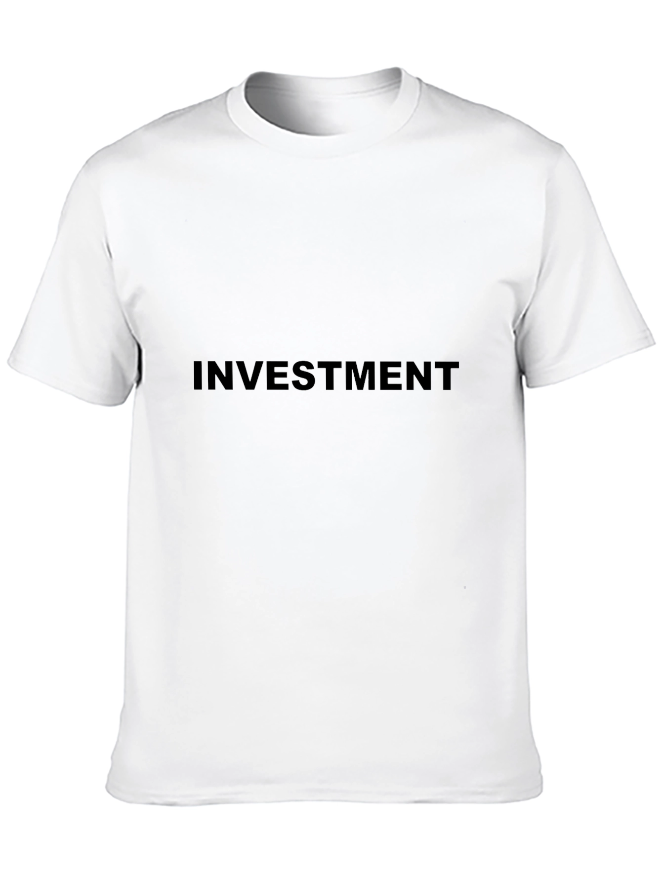 Investment Black T-Shirt