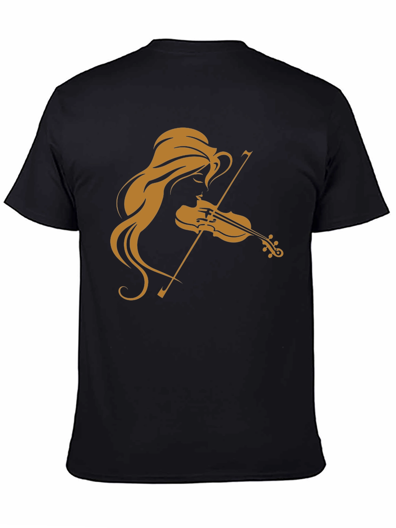 Musician Silhouette Black T-Shirt
