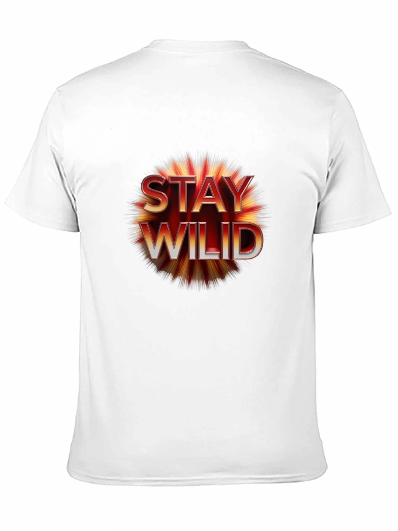 Stay Wild Graphic Tee - Black Unisex T-Shirt