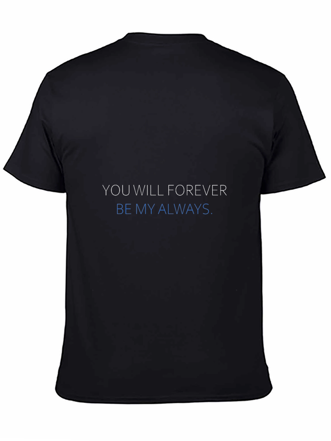 Romantic Always Black T-Shirt